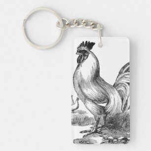 Porte-clés Illustration du tableau vintage