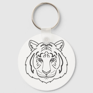 Porte-clés Illustration du tigre