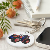 Porte-clés Illustration du tracteur (Devant droit)