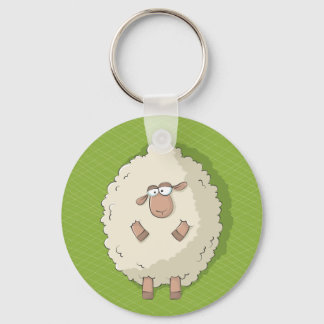 Porte-clés Illustration d'un mouton géant mignon et drôle