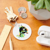 Porte-clés Illustration d'une femme