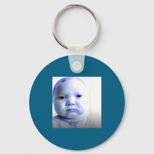 Porte-clés Illustration graphique de mème de bébé IA drôle