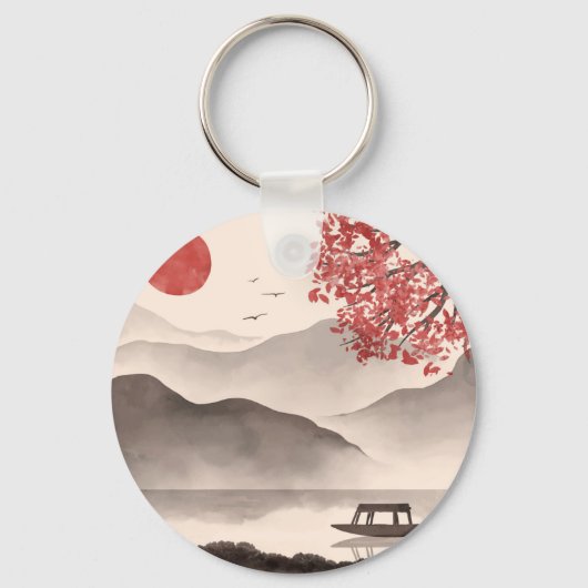 Porte-clés Illustration Japonaise (Recto)