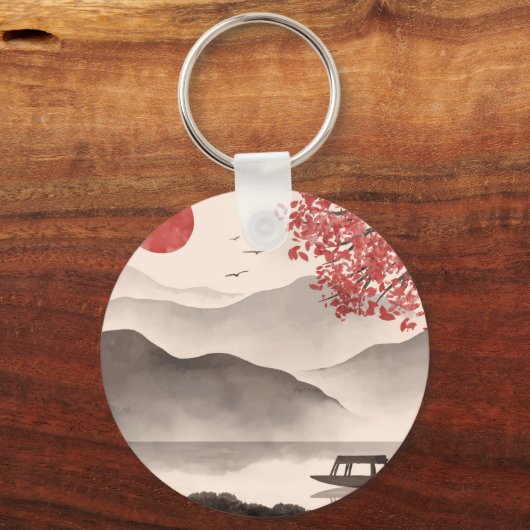 Porte-clés Illustration Japonaise  (Verso)