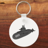 Porte-clés Illustration sous-marine (Recto)