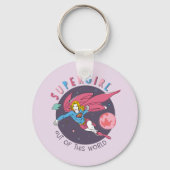 Porte-clés Illustration Supergirl volant vers le haut (Verso)