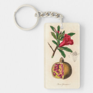 Porte-clés Illustration vintage de grenade