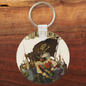 Porte-clés Illustration vintage Pirate Life 1921 (Recto)