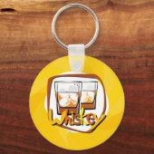 Porte-clés Illustration Wiskey on Ice (Recto)