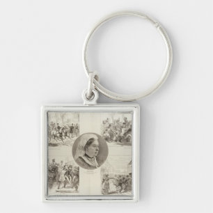 Porte-clés Illustrations des attaques sur la Reine Victoria