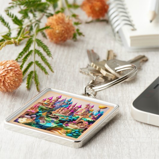 Porte-clés "Illustrations d'Imaginaires dynamiques" (Côté)