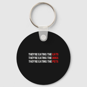 Porte-clés Ils mangent les chiens - Ils mangent les chats