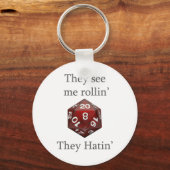 Porte-clés Ils me voient rouler (Recto)