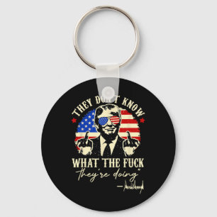 Porte-clés Ils ne savent pas ce qu'ils font Trump Pr