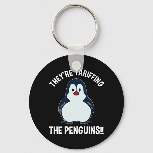 Porte-clés Ils sont en train de dévorer les pingouins ! ! (Recto)