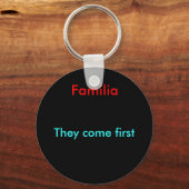 Porte-clés Ils viennent en premier (Recto)