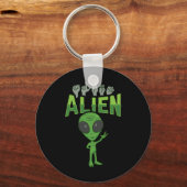 Porte-clés Ily Alien Asl Hand Gesture Deaf Hearing Loss Aware (Recto)