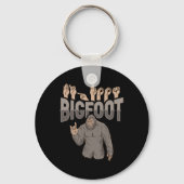 Porte-clés ILY Bigfoot ASL Gesture mains sourdes Perte auditi (Recto)