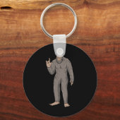 Porte-clés ILY GROS Pied ASL Geste MAIN Sourde Perte d'auditi (Verso)