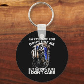 Porte-clés Im 97% Sure You Dont Like Me (Recto)