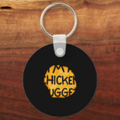 Porte-clés I'm A Chicken Nugget Funny Lazy Easy Halloween Cos (Recto)