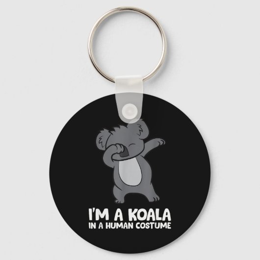 Porte-clés I'm A Koala In A Human Costume Funny Koala (Recto)