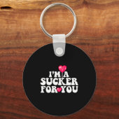 Porte-clés Im A Sucker For You Valentines Day Pun Matching Co (Recto)
