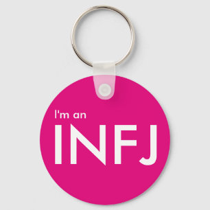 Porte-clés I'm an INFJ - Personality Type Pink Keychain