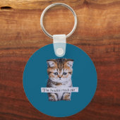 Porte-clés I'm Boutta Crash Out Cat Funny Meme Cat Pet Lover (Recto)