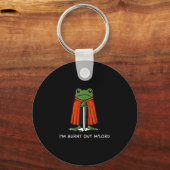 Porte-clés I'm Burnt Out M'lord Funny Knight Frog Meme Boys M (Recto)