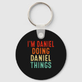 Porte-clés I'm Daniel Doing Daniel Things Funny Christmas Ide (Recto)