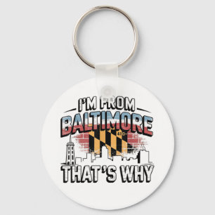 Porte-clés Im De Baltimore C'Est Pourquoi