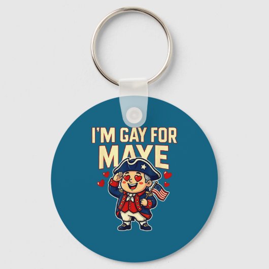 Porte-clés I'm Gay For Maye Funny Hearts  (Recto)