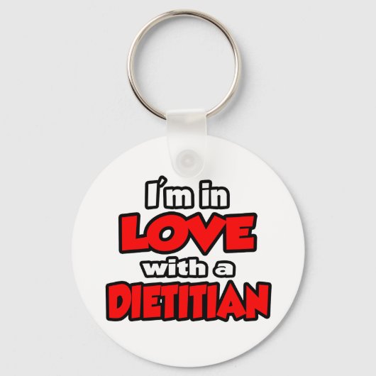 Porte-clés I'm In Love With A Dietitian (Recto)