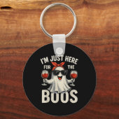 Porte-clés I'm Just Here For The Boos Halloween Women Ghost C (Recto)