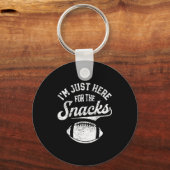 Porte-clés I'm Just Here For The Snacks Funny Fantasy Footbal (Recto)