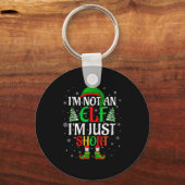 Porte-clés I'm Not An Elf I'm Just Short Elf Family Christmas (Recto)
