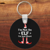Porte-clés Im Not An Elf I'm Just Short Funny Christmas Famil (Recto)