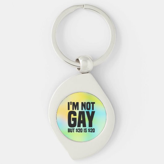 Porte-clés I'm Not Gay But $20 is $20-45324 (Devant)