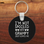 Porte-clés I'm Not Siled My Grampy Just Loves Me Funny Granhi (Recto)