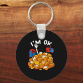Porte-clés I'm Ok Funny Stal Worker (Recto)