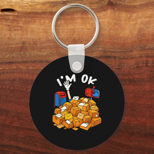 Porte-clés I'm Ok Funny Stal Worker (Recto)