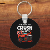 Porte-clés I'm Ready To Crush 67 Hearts Truck Valentines Day  (Recto)