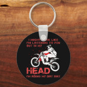 Porte-clés I'm Riding My Dirt (Recto)