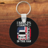 Porte-clés I'm Staying In Tha Van Phasmophobia Funny Man Wome (Recto)