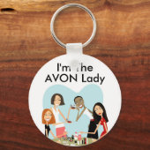Porte-clés I'm The, AVON Lady Keychain (Recto)