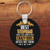 Porte-clés I'm The Best Stepdad Family Fathers Day (Recto)