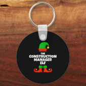 Porte-clés I'm The Construction Manager Elf Family Pajama Chr (Recto)