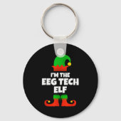 Porte-clés I'm The Eeg Tech Elf Family Pajama Christmas Funny (Recto)