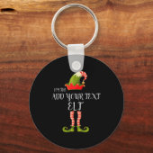 Porte-clés Im The Elf Add Your Text Christmas (Recto)
